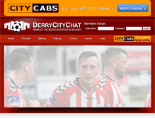 Tablet Screenshot of derrycitychat.com